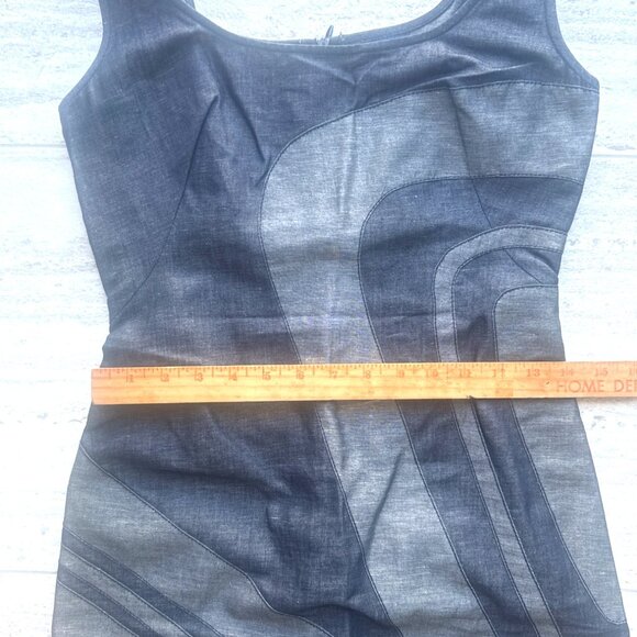 Kenzo Jeans Womens Sleeveless Cotton Dress Abstract Pattern Bulgaria Size 38 SM - Picture 7 of 8